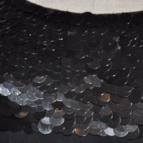 COLLECTION Sequin Little Black Cocktail Dress LBD - Picture 3 of 6